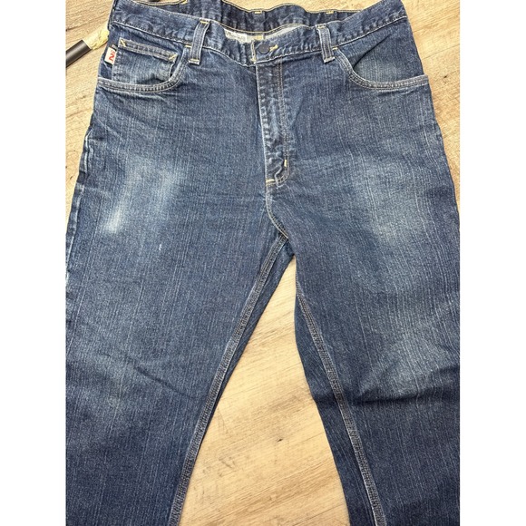 Carhartt FR Flame Resistant Traditional Fit Mens Blue Denim Jeans 36x32 - Picture 10 of 10